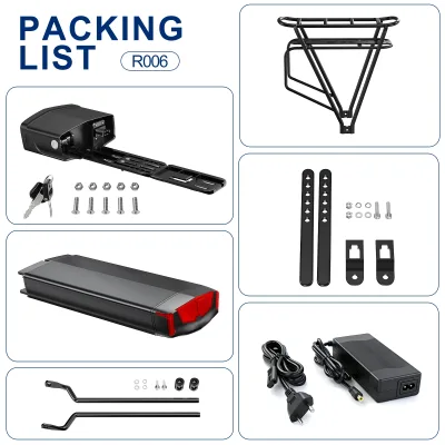 Batterie au lithium pour porte-bagages de vélo électrique – image 3
