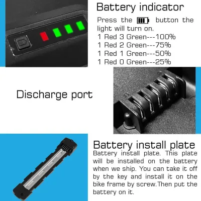 Batterie de vélo électrique 52 V pour tube diagonal – image 2