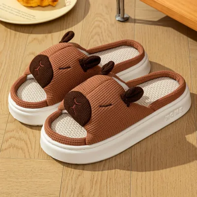 Chaussons enfant à motif d'animaux, semelle souple – image 3