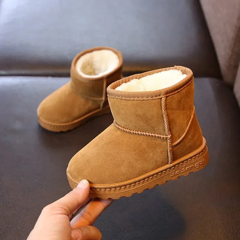 Chaussures d'hiver enfant simili cuir