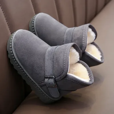 Chaussures d'hiver enfant simili cuir – image 2
