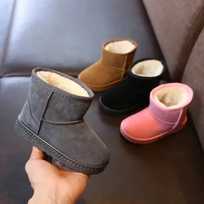 Chaussures d'hiver enfant simili cuir – image 3