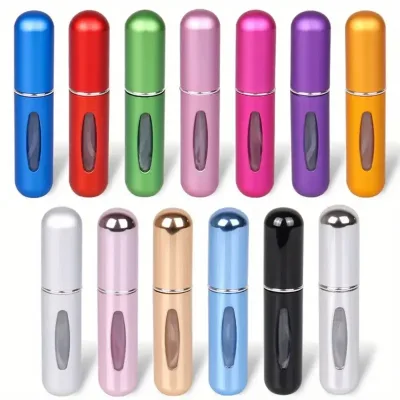 Flacon de parfum rechargeable miniature en aluminium – image 2