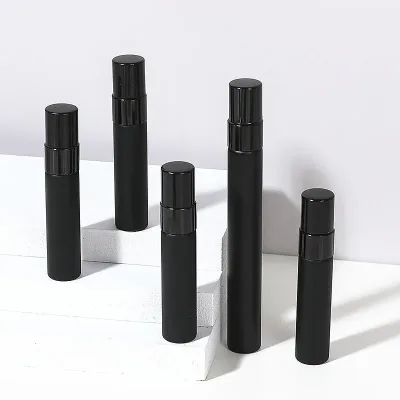 Flacons de parfum rechargeables noirs, lot de 5 – image 3