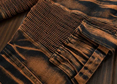 Jean slim homme tie-dye multi-poches – image 3