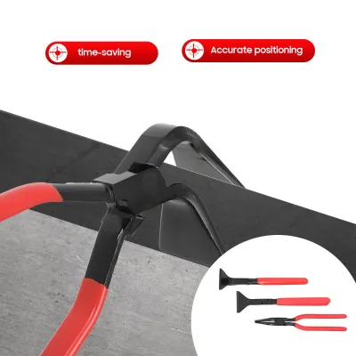 Jeu de 3 pinces à plier la tôle, 0°, 45° et 90° – image 3