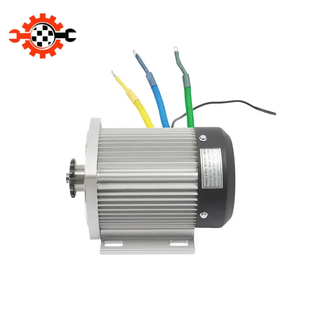 Kit moteur électrique 1500 W argent avec contrôleur