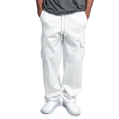 Pantalon cargo jogger ample en polyester – image 2