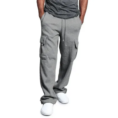 Pantalon cargo jogger ample en polyester – image 3