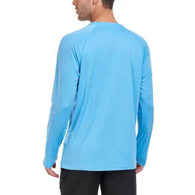 T-shirt à manches longues homme, col rond – image 3