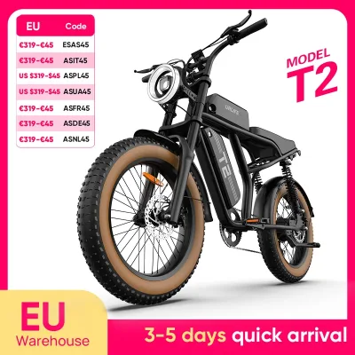 Vélo électrique à gros pneus, batterie 48 V