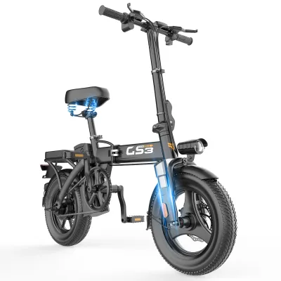 Vélo électrique pliable urbain à batterie amovible – image 2