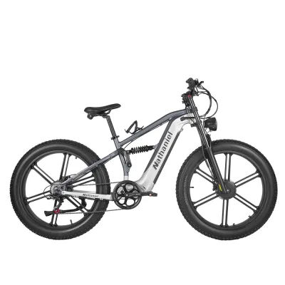 Vélo électrique tout-terrain à pneus larges – image 3